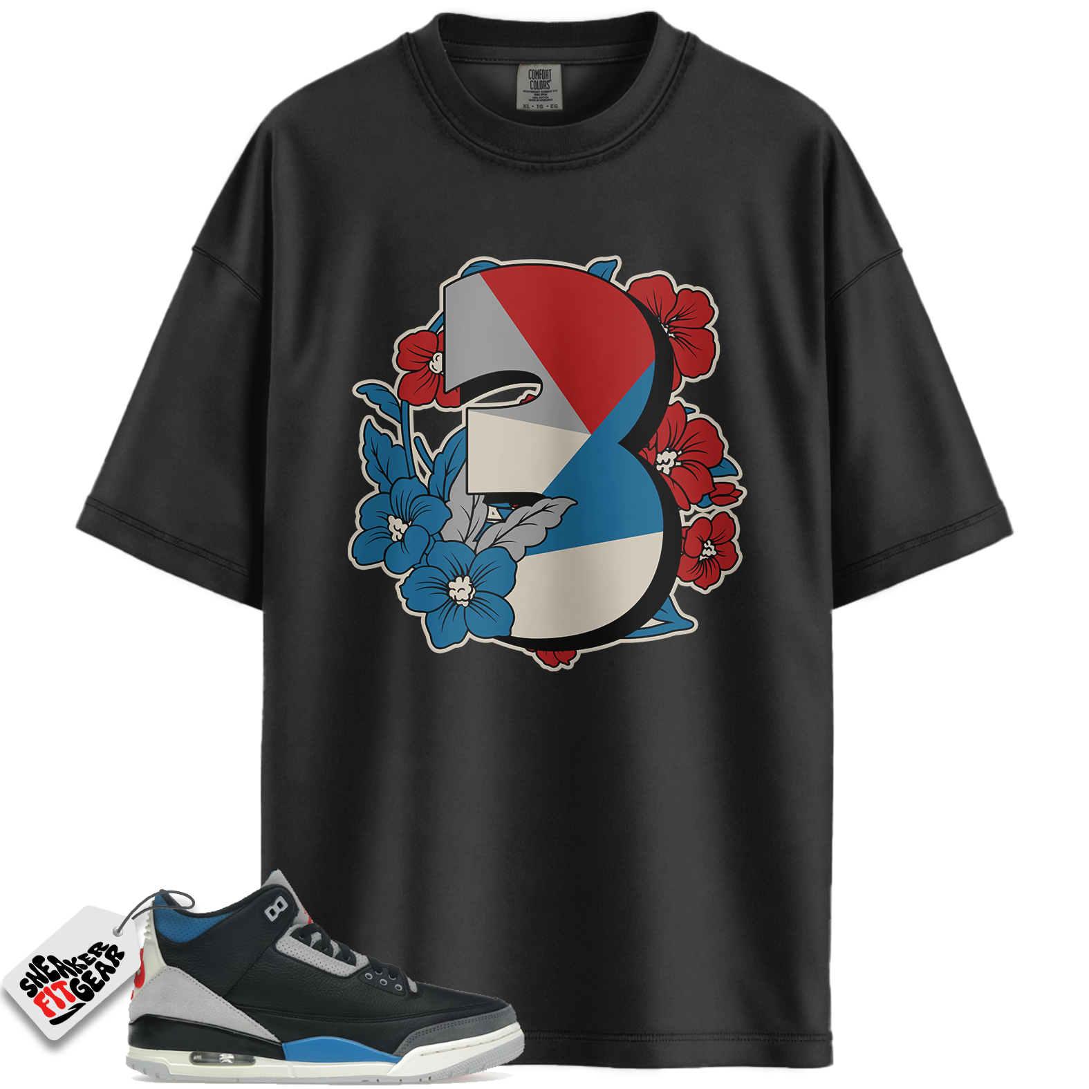 Jordan 3 Retro OG Rare Air Match Shirts, Floral 3 Sneaker Shirt To Match Jordan 3 Retro OG Rare Air