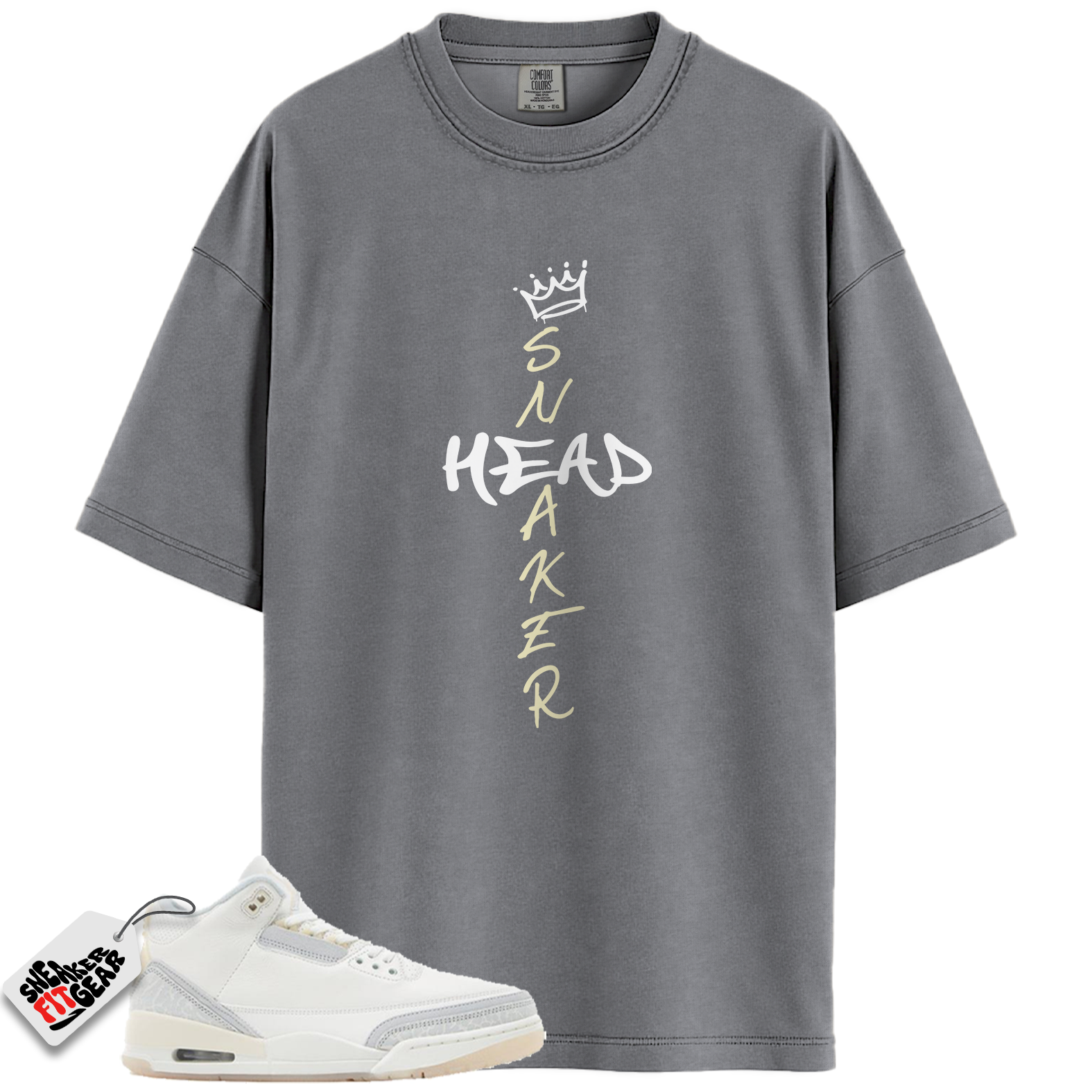 Jordan 3 Retro Craft Ivory Match Shirts, Cross Sneakerhead Unisex Shirts To Match Jordan 3 Retro Craft Ivory