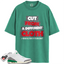 Women's Jordan 3 Retro Lucky Green Match Shirts, CLOTH To Match Women's Jordan 3 Retro Lucky Green