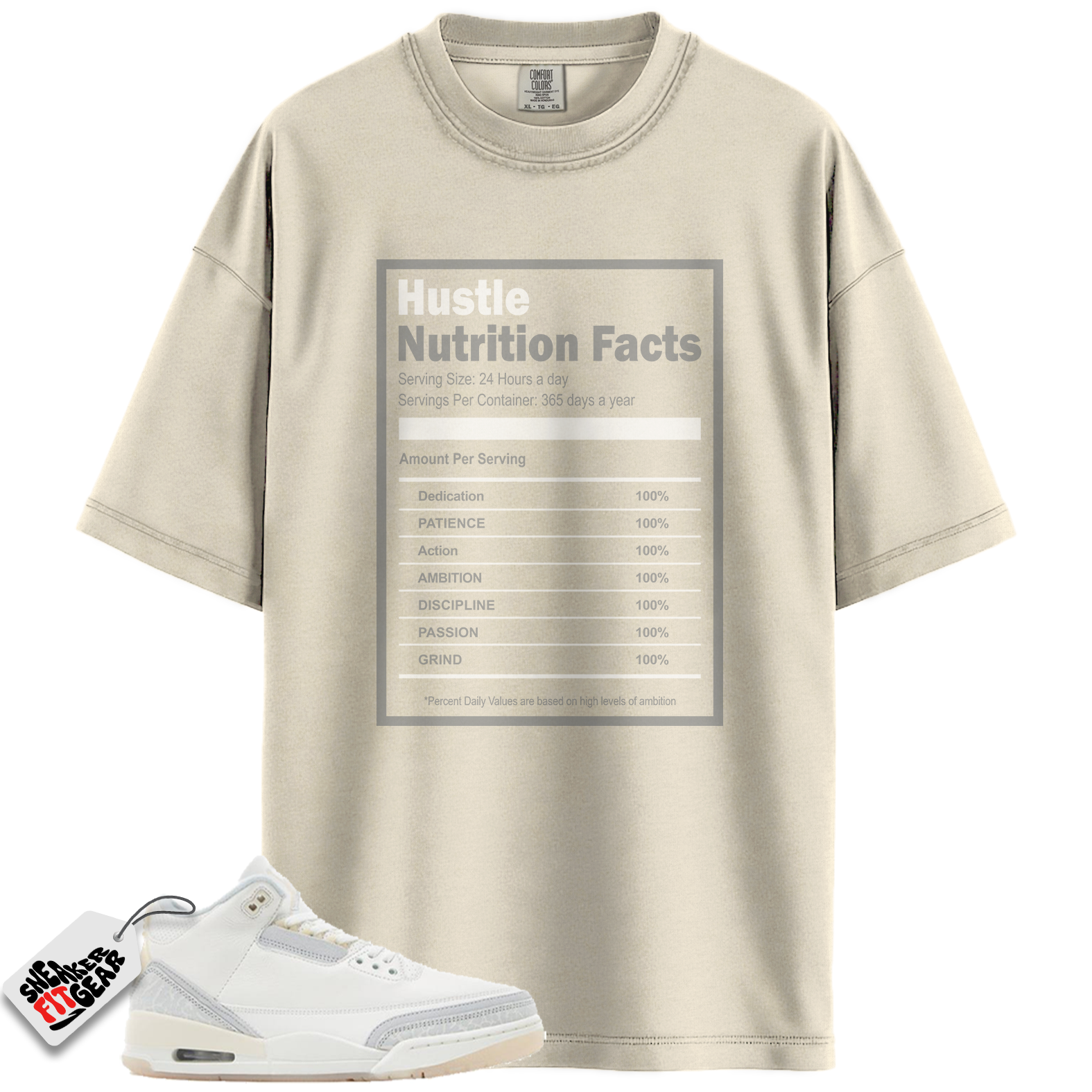 Jordan 3 Retro Craft Ivory Match Shirts, SUCC To Match Jordan 3 Retro Craft Ivory
