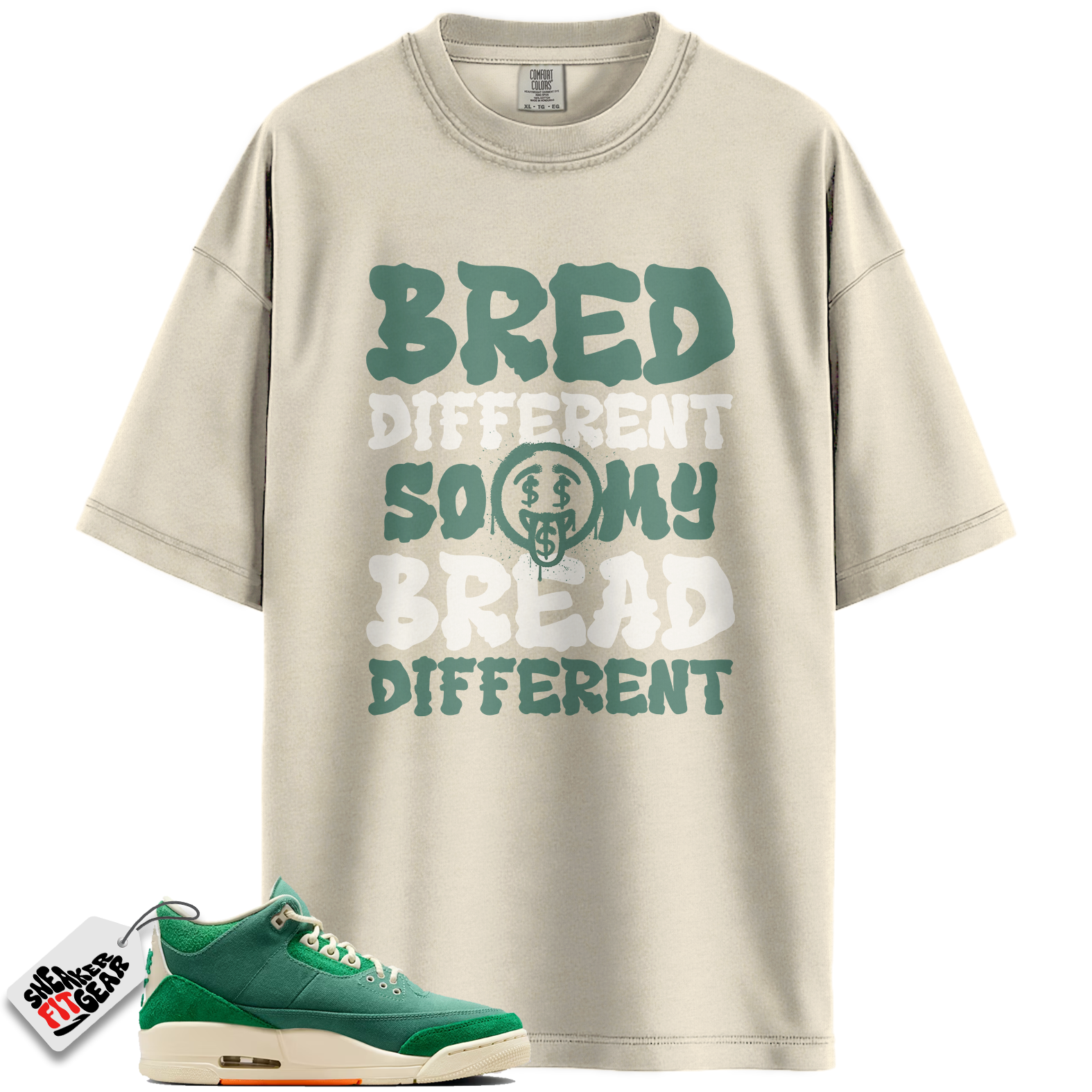 Jordan 3 Retro SP Nina Chanel Abney Bicoastal Match Shirts, Bred Different So My Bread Different To Match Jordan 3 Retro SP Nina Chanel Abney Bicoastal