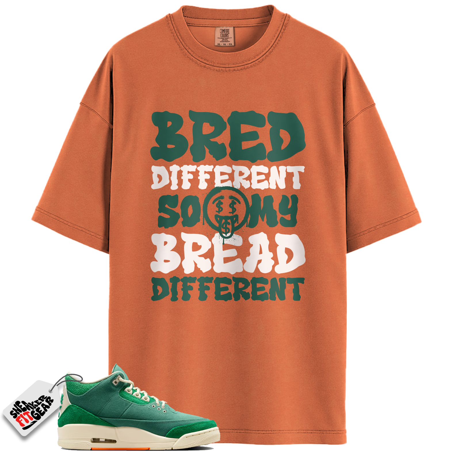 Jordan 3 Retro SP Nina Chanel Abney Bicoastal Match Shirts, Bred Different So My Bread Different To Match Jordan 3 Retro SP Nina Chanel Abney Bicoastal Main image
