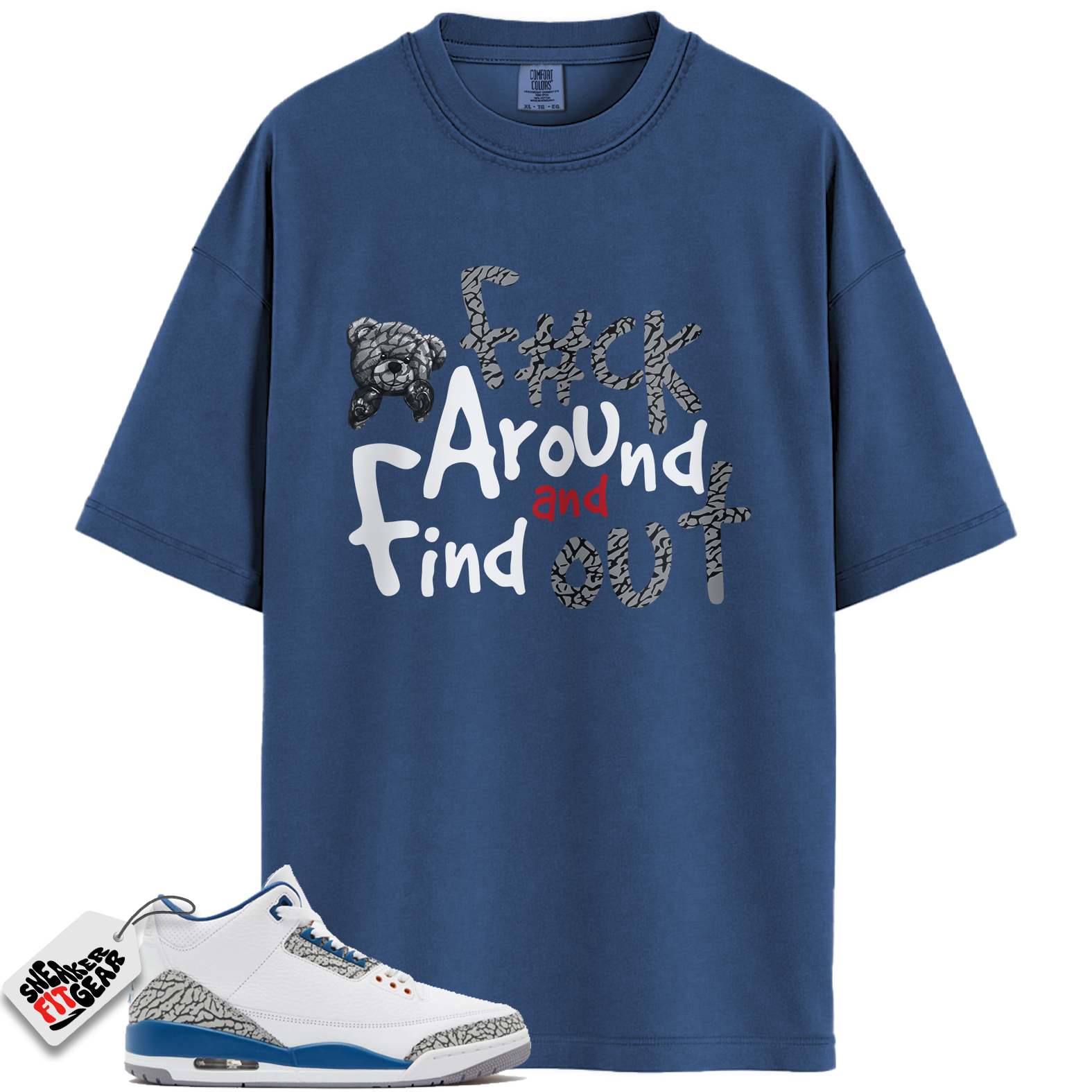 Jordan 3 Retro Wizards Match Shirts, FCK To Match Jordan 3 Retro Wizards Main image