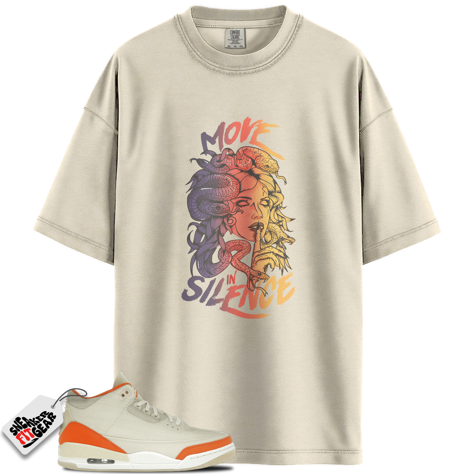 Women's Jordan 3 Retro TEX Starfish Match Shirts, MIS To Match Women's Jordan 3 Retro TEX Starfish Main image