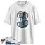 Jordan 3 Retro Wizards Match Shirts, Number Statue Unisex Crew Neck Sneaker Shirt To Match Jordan 3 Retro Wizards
