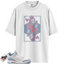 Jordan 3 Retro White Cobalt Bliss (GS) Match Shirts, QC To Match Jordan 3 Retro White Cobalt Bliss (GS)