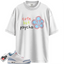 Jordan 3 Retro White Cobalt Bliss (GS) Match Shirts, Flower To Match Jordan 3 Retro White Cobalt Bliss (GS)