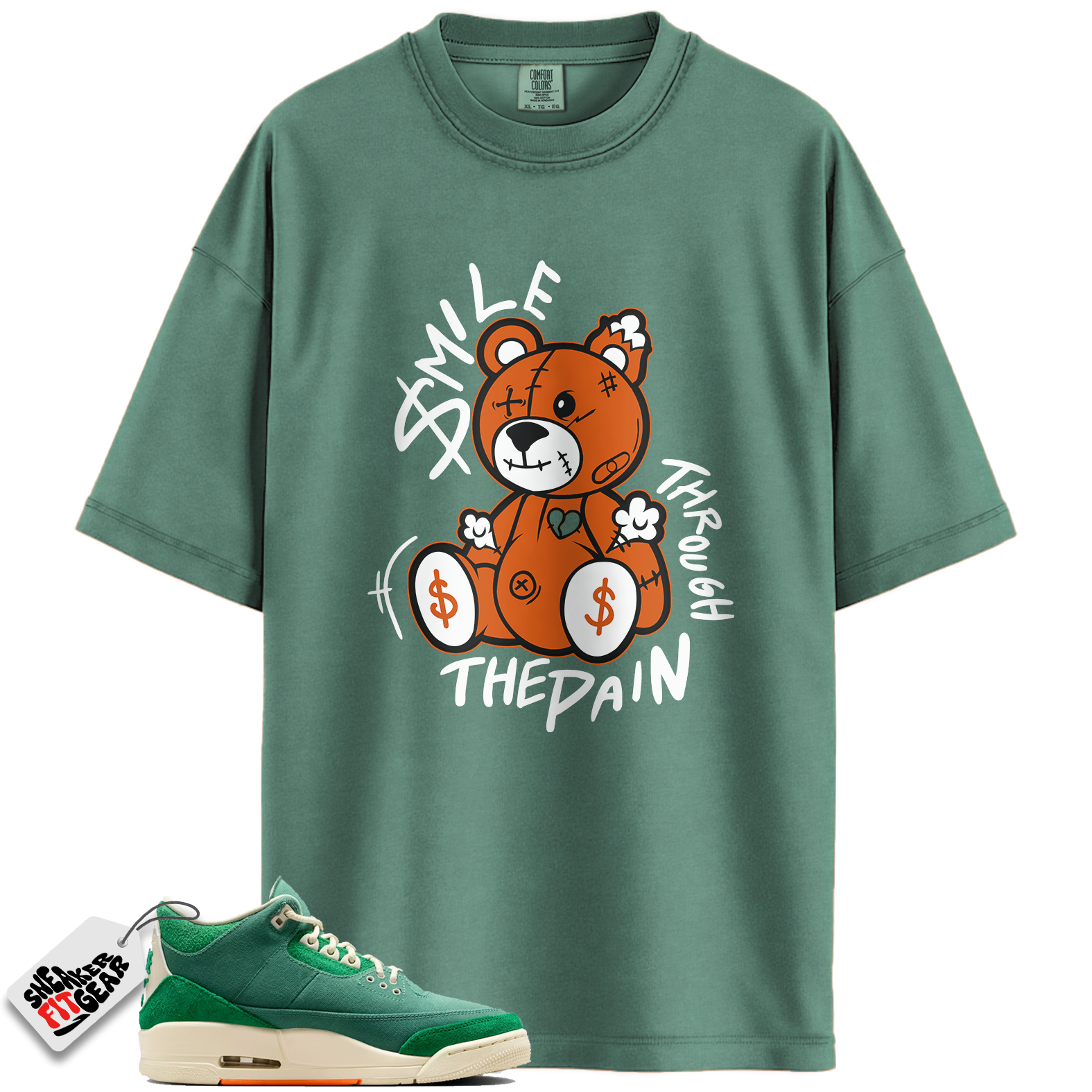 Jordan 3 Retro SP Nina Chanel Abney Bicoastal Match Shirts, SM2 To Match Jordan 3 Retro SP Nina Chanel Abney Bicoastal