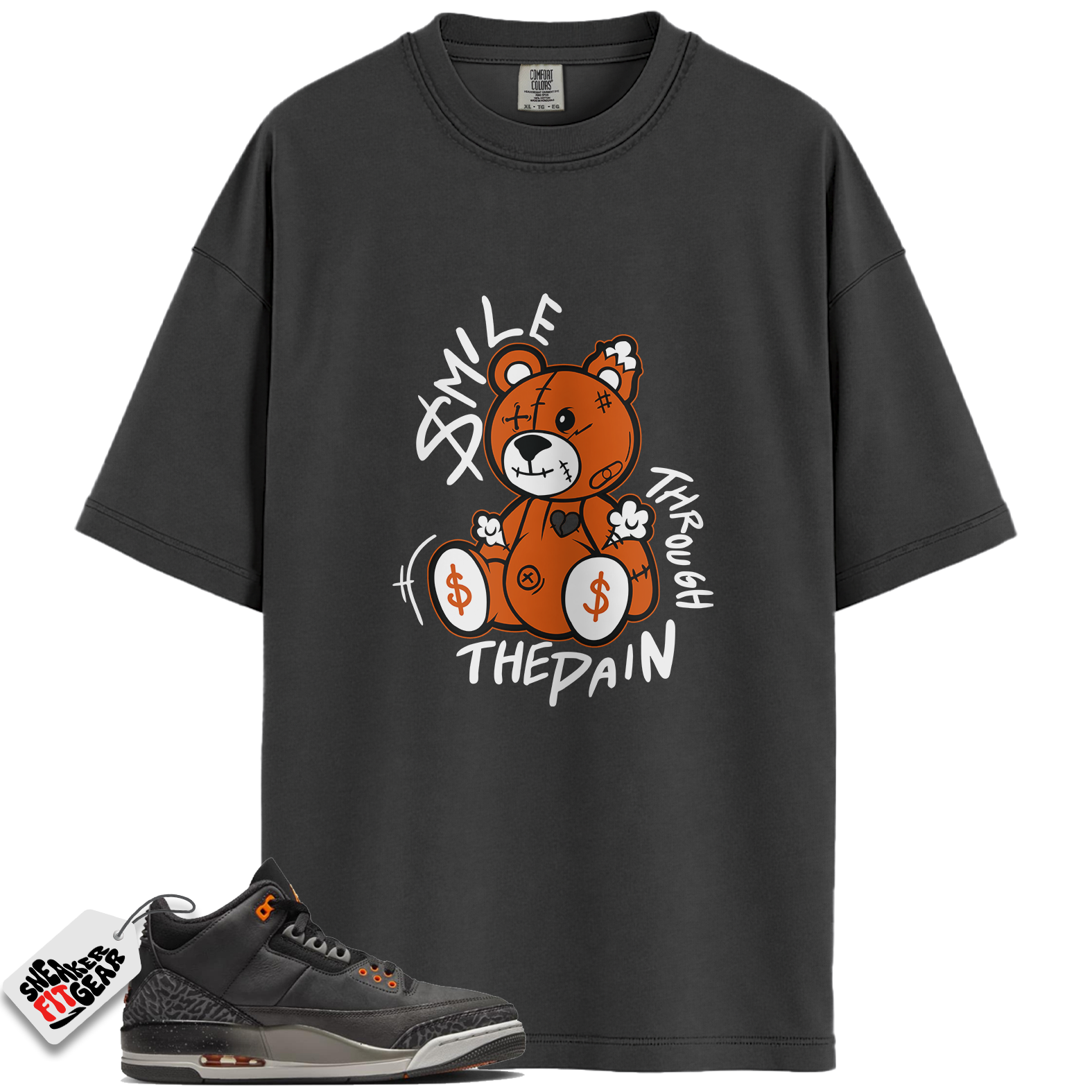 Jordan 3 Retro Fear Pack Match Shirts, SM2 To Match Jordan 3 Retro Fear Pack