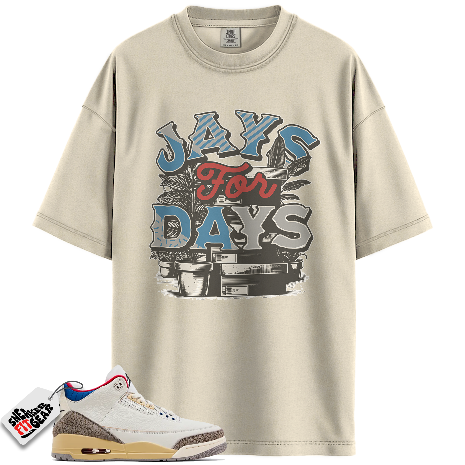 Jordan 3 Retro Seoul 2.0 Match Shirts, Stacked Sneaker Shirt To Match Jordan 3 Retro Seoul 2.0
