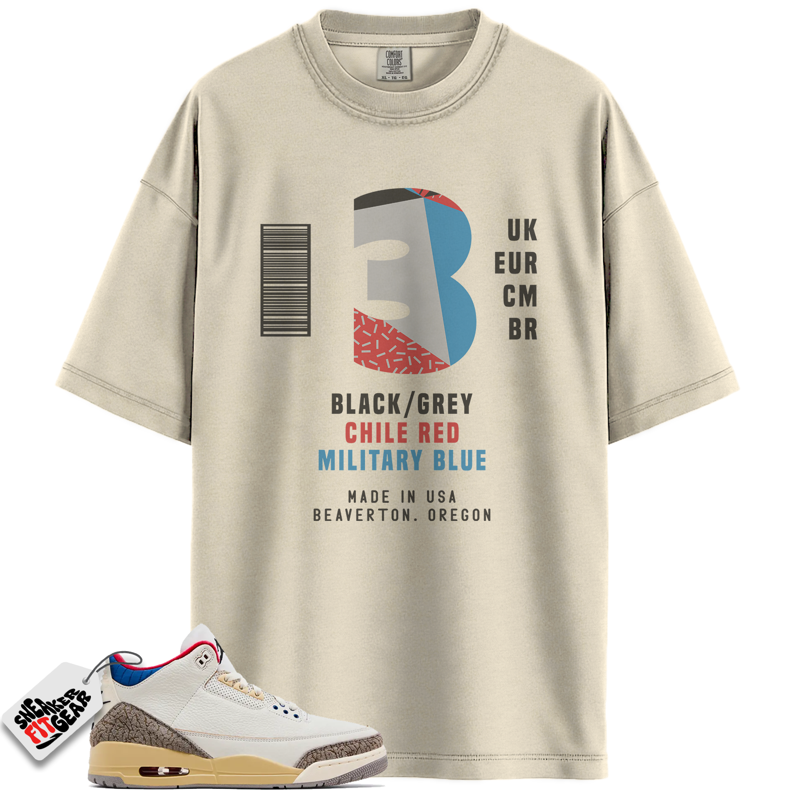 Jordan 3 Retro Seoul 2.0 Match Shirts, Sneaker Label Shirt To Match Jordan 3 Retro Seoul 2.0