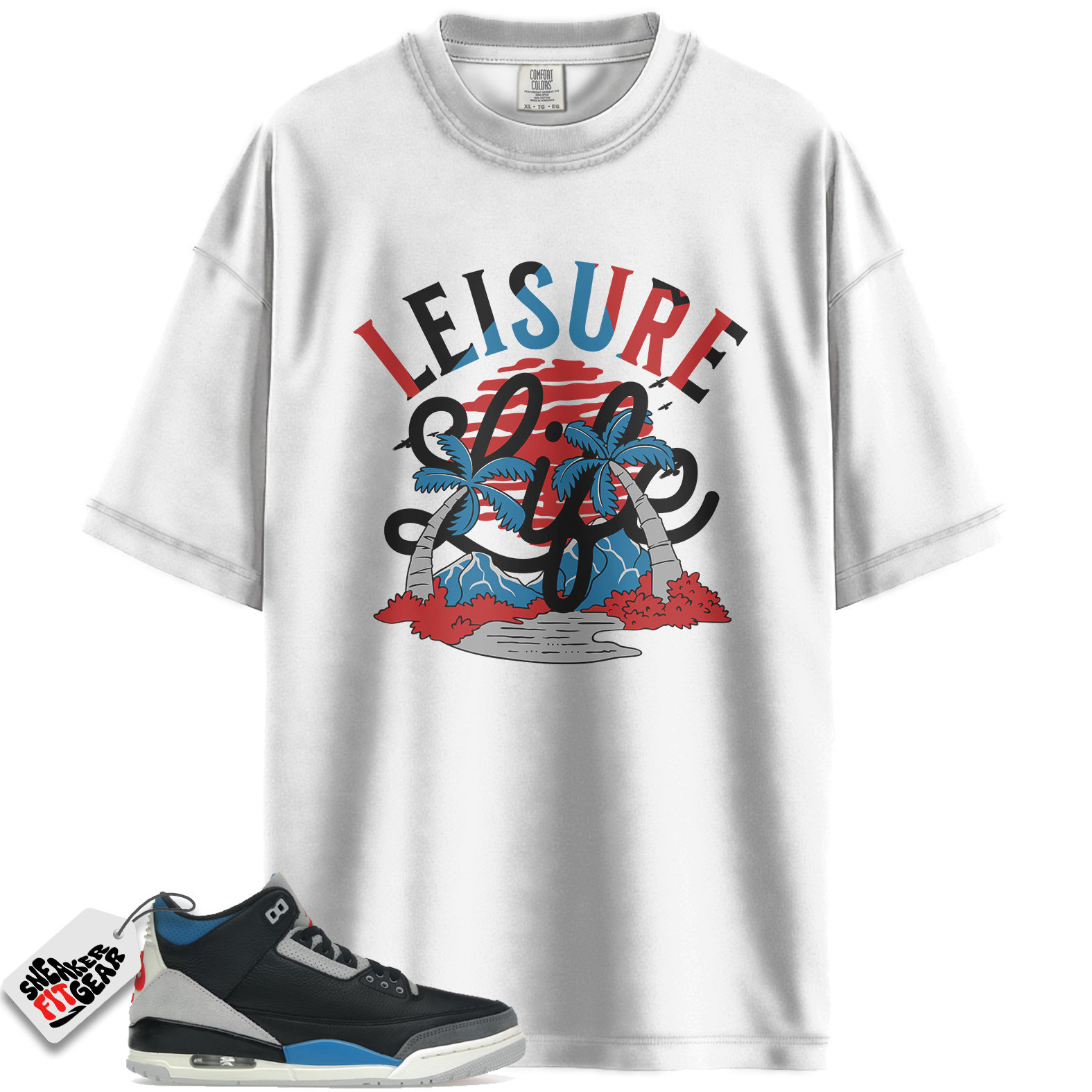 Jordan 3 Retro Rare Air Match Shirts, Leisure Life Sneaker Shirt To Match Jordan 3 Retro Rare Air