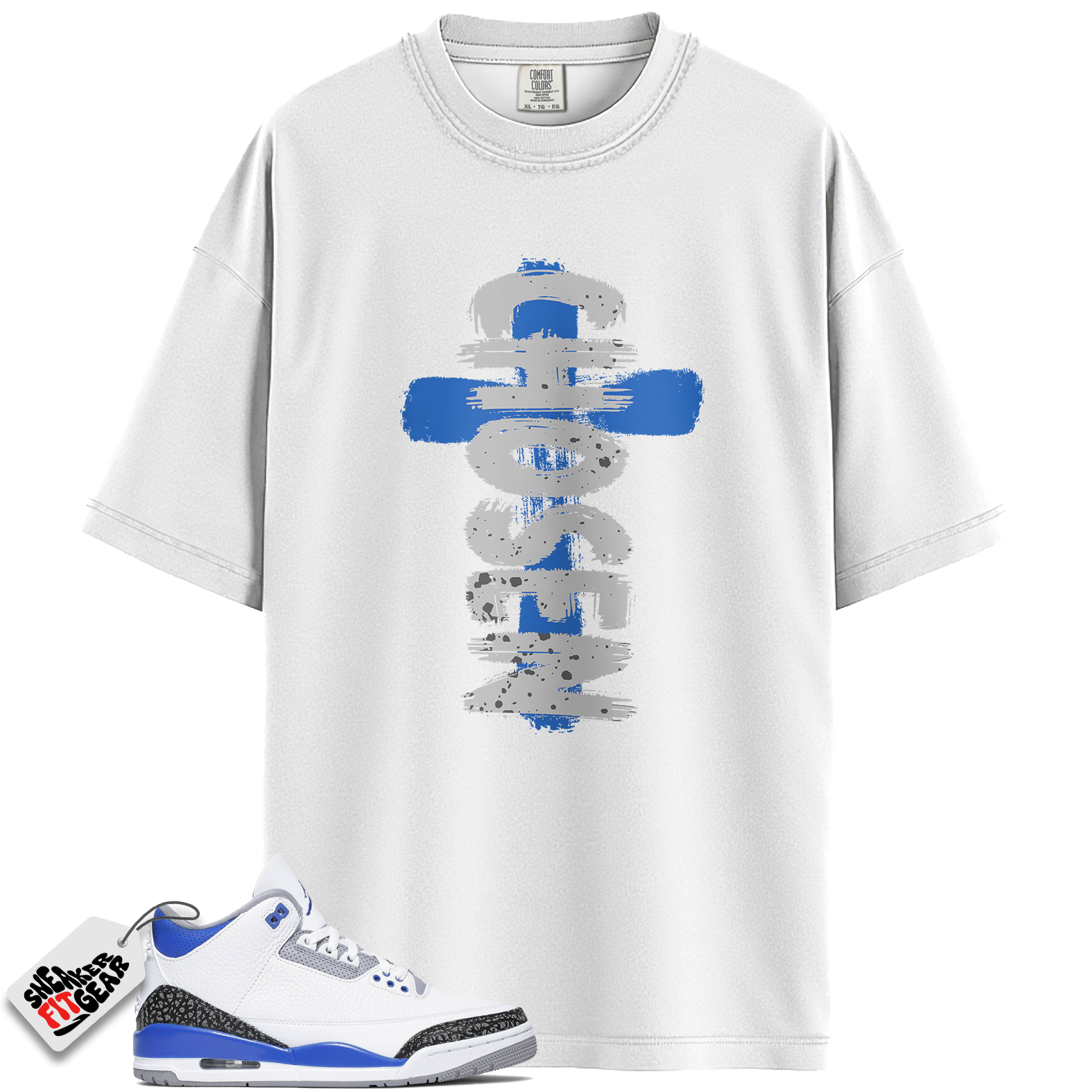Jordan 3 Retro Racer Blue Match Shirts, CHOSEN To Match Jordan 3 Retro Racer Blue