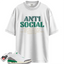 Women's Jordan 3 Retro Lucky Green Match Shirts, Anti Social To Match Women's Jordan 3 Retro Lucky Green