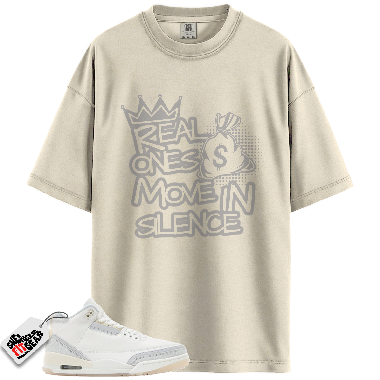 Jordan 3 Retro Craft Ivory Match Shirts, Real Ones Shirt To Match Jordan 3 Retro Craft Ivory