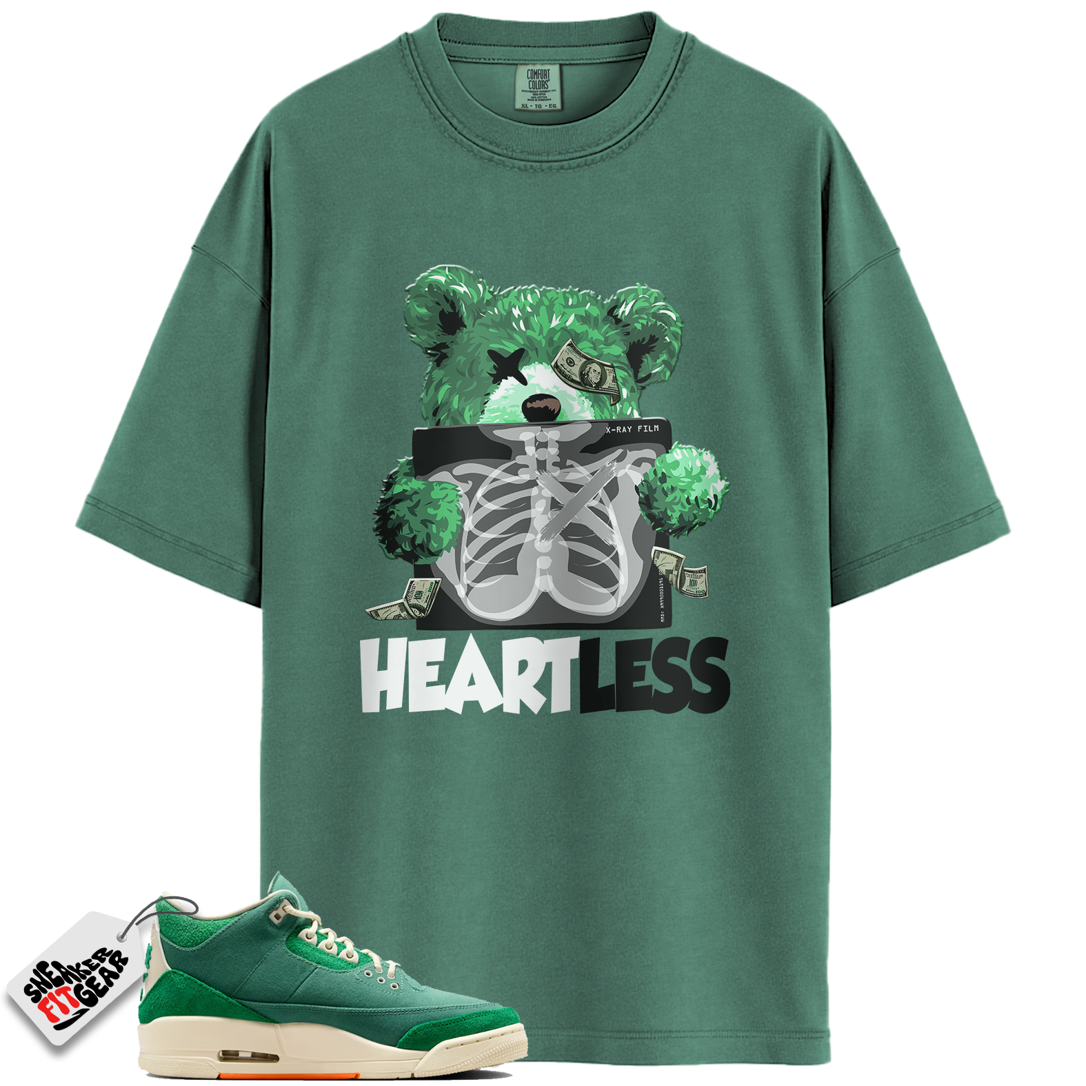Jordan 3 Retro SP Nina Chanel Abney Bicoastal Match Shirts, HEARTLESS To Match Jordan 3 Retro SP Nina Chanel Abney Bicoastal Main image