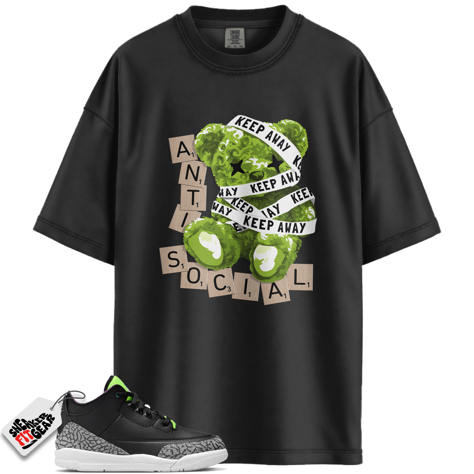 Jordan 3 Retro Electric Green Match Shirts, ANTI To Match Jordan 3 Retro Electric Green