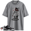 Jordan 3 Retro OG Black Cement Match Shirts, Cyborg Bear Unisex Graphic T-Shirts To Match Jordan 3 Retro OG Black Cement