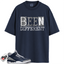 Jordan 3 Georgetown Midnight Navy Match Shirts, BEEN T-Shirt To Match Jordan 3 Georgetown Midnight Navy