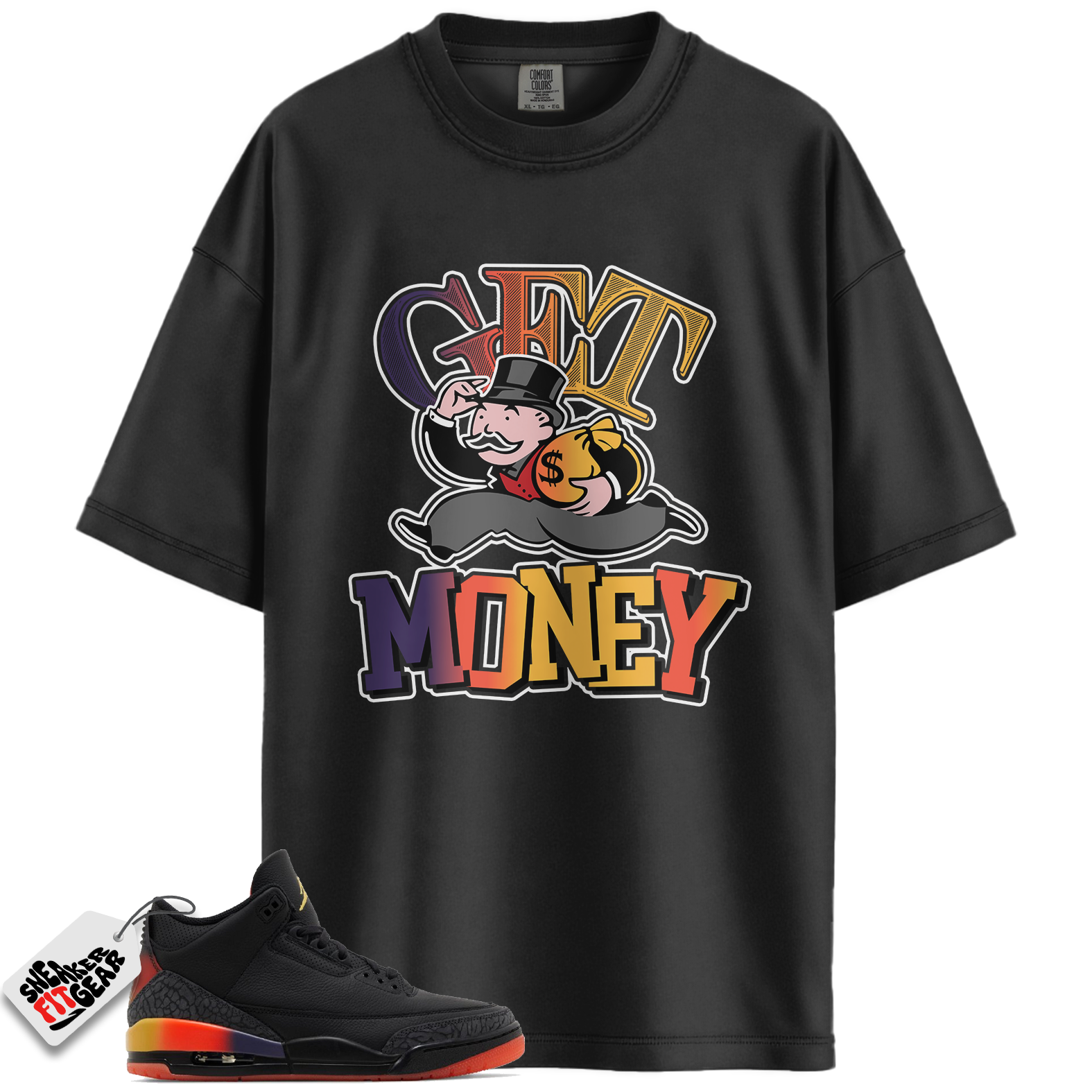 Jordan 3 Retro J Balvin Rio Match Shirts, Get Money Shirt To Match Jordan 3 Retro J Balvin Rio