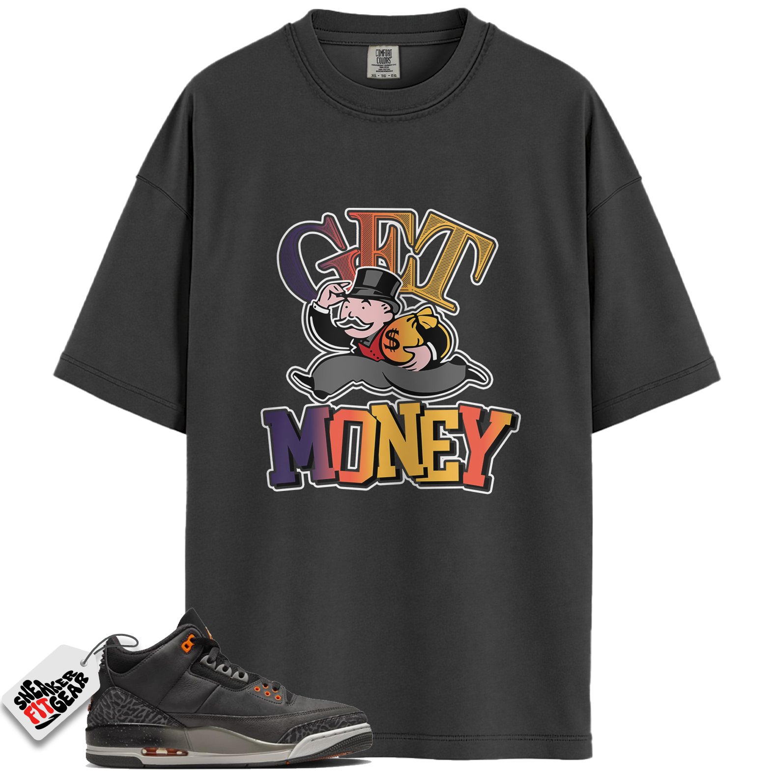 Jordan 3 Retro Fear Pack Match Shirts, Get Money Shirt To Match Jordan 3 Retro Fear Pack