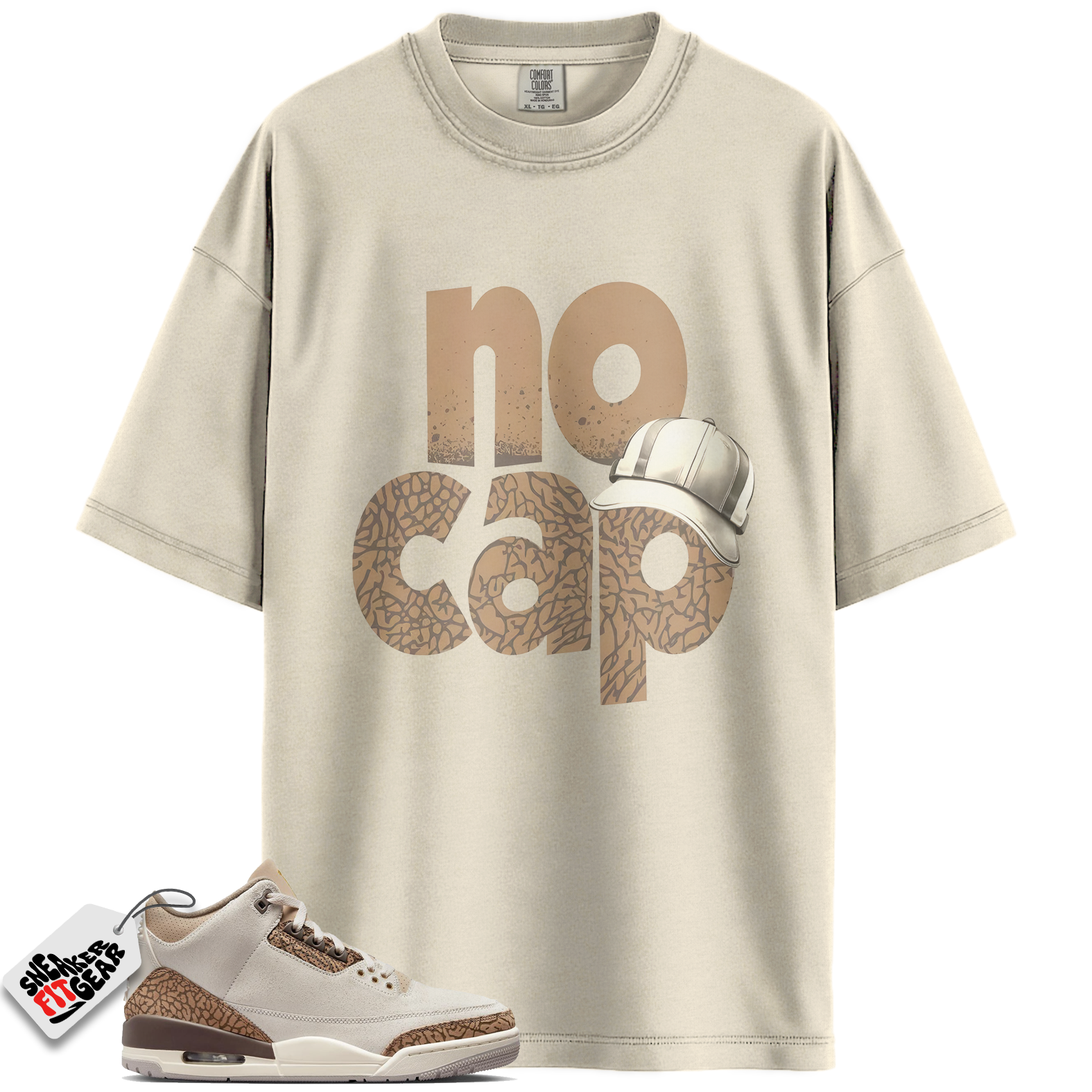 Jordan 3 Retro Palomino Match Shirts, No Cap To Match Jordan 3 Retro Palomino