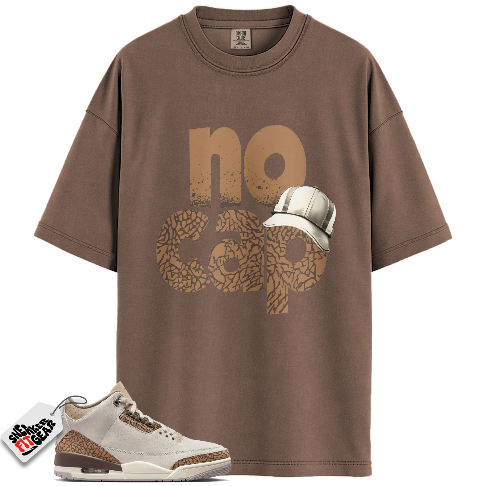 Jordan 3 Retro Palomino Match Shirts, No Cap To Match Jordan 3 Retro Palomino Main image