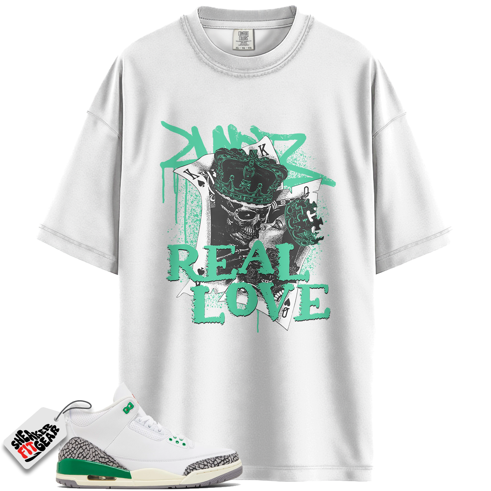 Women's Jordan 3 Retro Lucky Green Match Shirts, Trust No One Tee To Match Women's Jordan 3 Retro Lucky Green