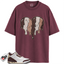 Jordan 3 Retro OG SP A Ma Maniére Burgundy Crush Match Shirts, 23Bustle – Dripin Heart Tee To Match Jordan 3 Retro OG SP A Ma Maniére Burgundy Crush