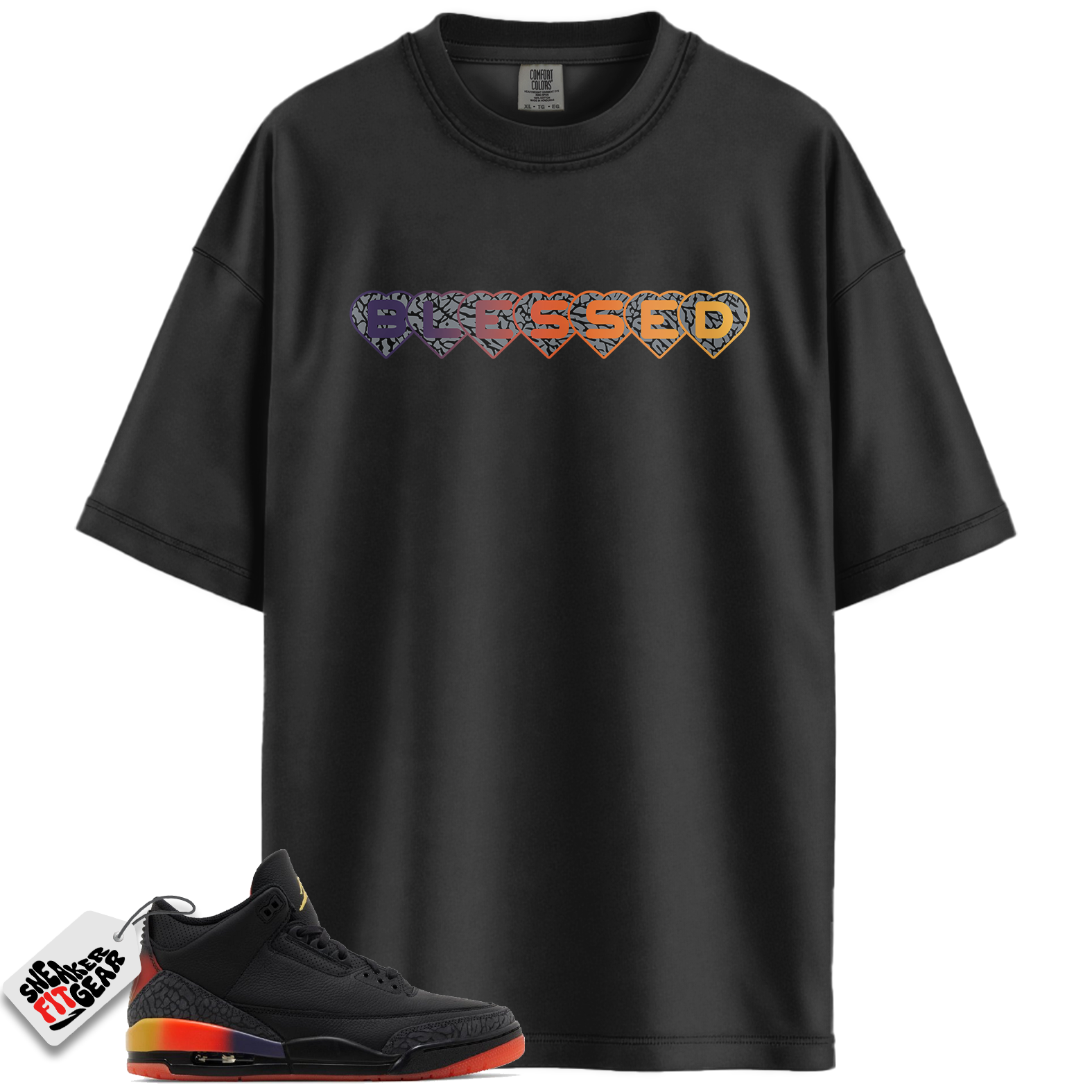 Jordan 3 Retro J Balvin Rio Match Shirts, BLSSDHRTS AJ T-shirt To Match Jordan 3 Retro J Balvin Rio