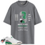Women's Jordan 3 Retro Lucky Green Match Shirts, Box Label Shirt To Match Women's Jordan 3 Retro Lucky Green
