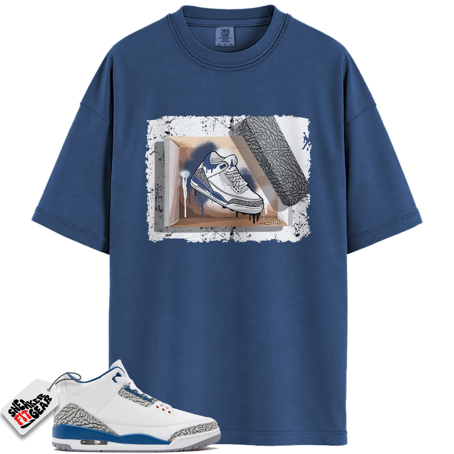 Jordan 3 Retro Wizards Match Shirts, New Kicks Sneaker Tee To Match Jordan 3 Retro Wizards Main image
