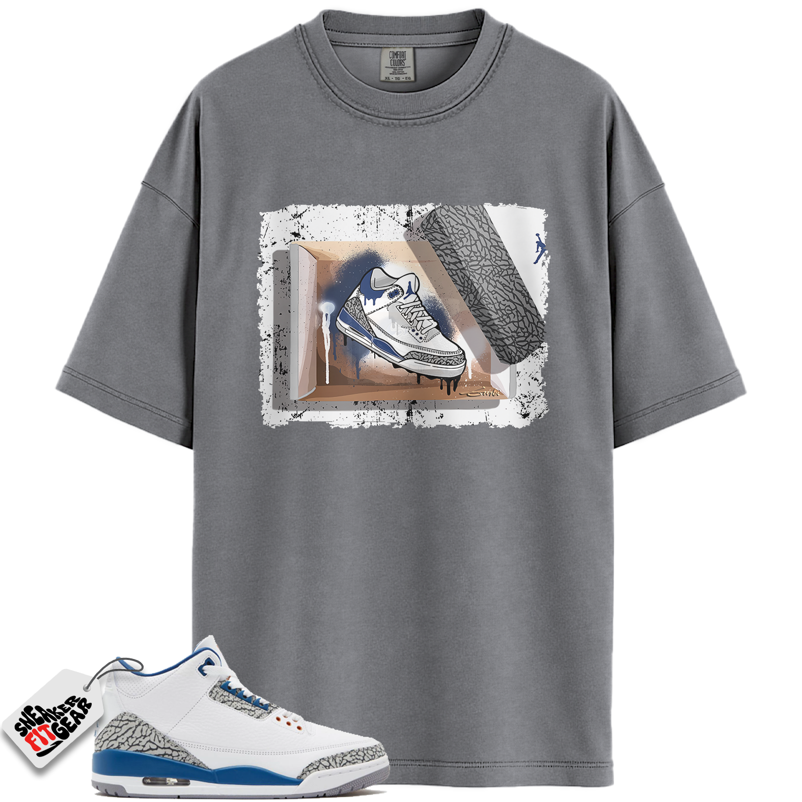 Jordan 3 Retro Wizards Match Shirts, New Kicks Sneaker Tee To Match Jordan 3 Retro Wizards Main image