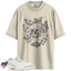 Jordan 3 Retro Crafy Ivory Match Shirts, Skull With Butterflies Unisex Crew Neck Sneaker T-Shirt To Match Jordan 3 Retro Crafy Ivory