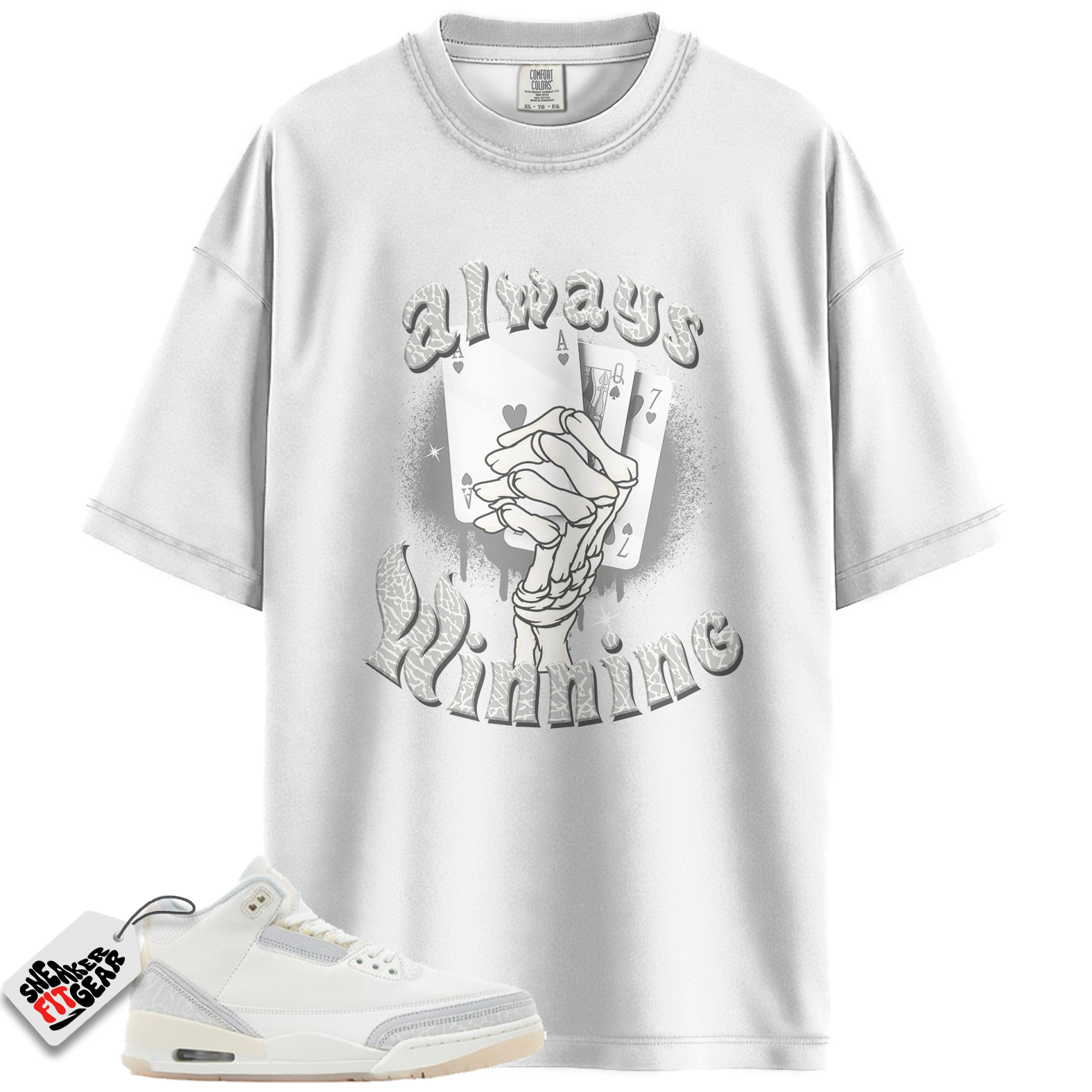 Jordan 3 Retro Crafy Ivory Match Shirts, Always Winning Sneaker Tee To Match Jordan 3 Retro Crafy Ivory