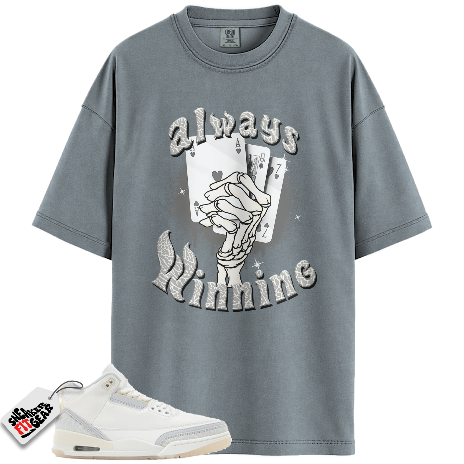 Jordan 3 Retro Crafy Ivory Match Shirts, Always Winning Sneaker Tee To Match Jordan 3 Retro Crafy Ivory