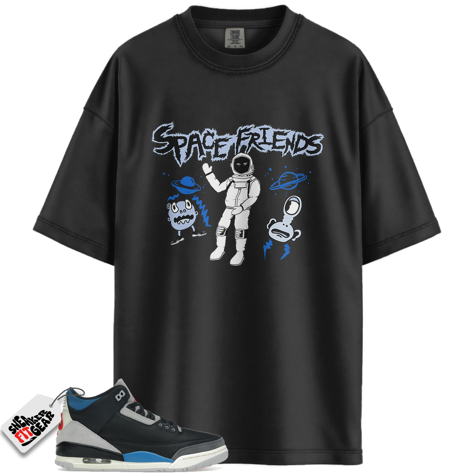 Jordan 3 Retro OG Rare Air Match Shirts, Space Friends To Match Jordan 3 Retro OG Rare Air