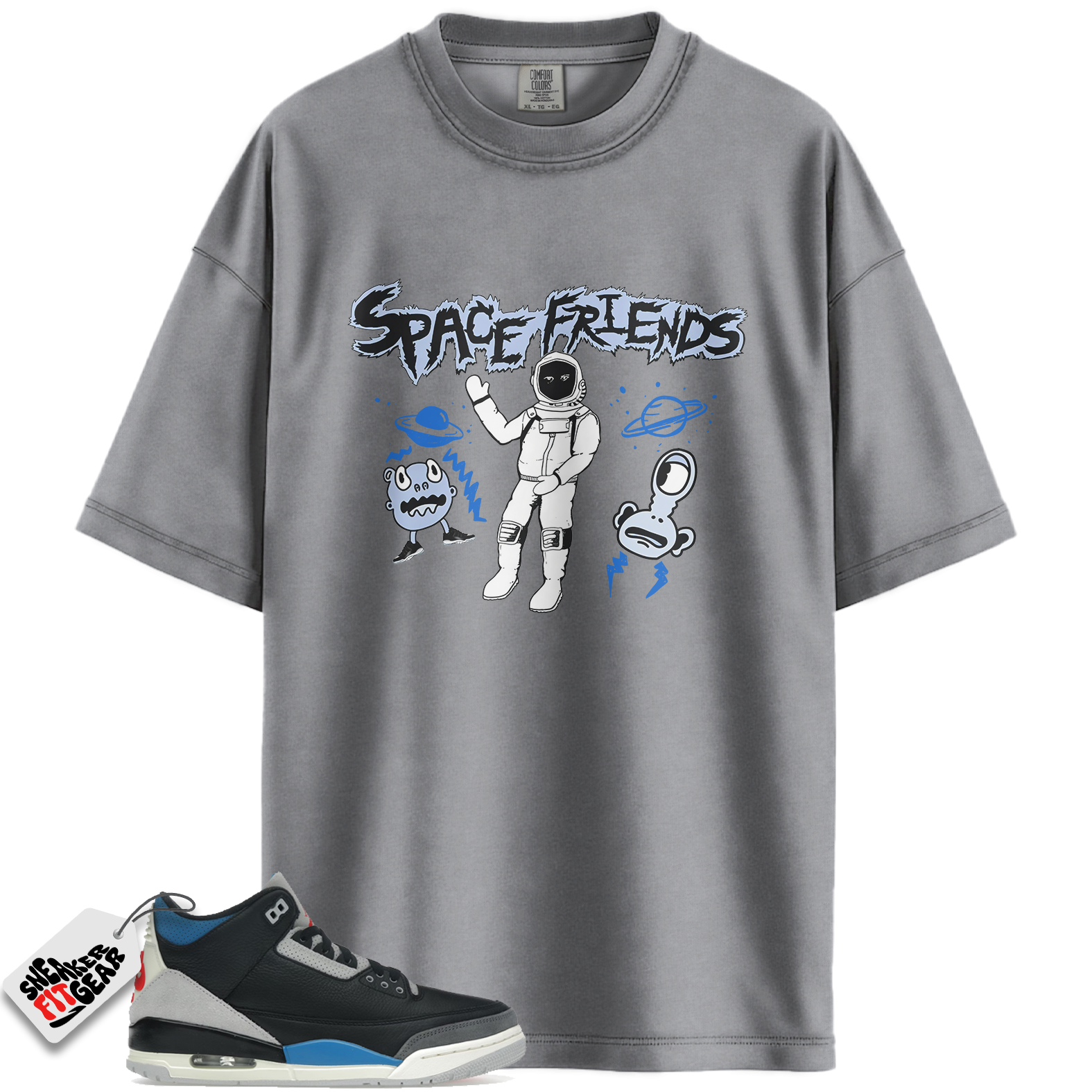 Jordan 3 Retro OG Rare Air Match Shirts, Space Friends To Match Jordan 3 Retro OG Rare Air