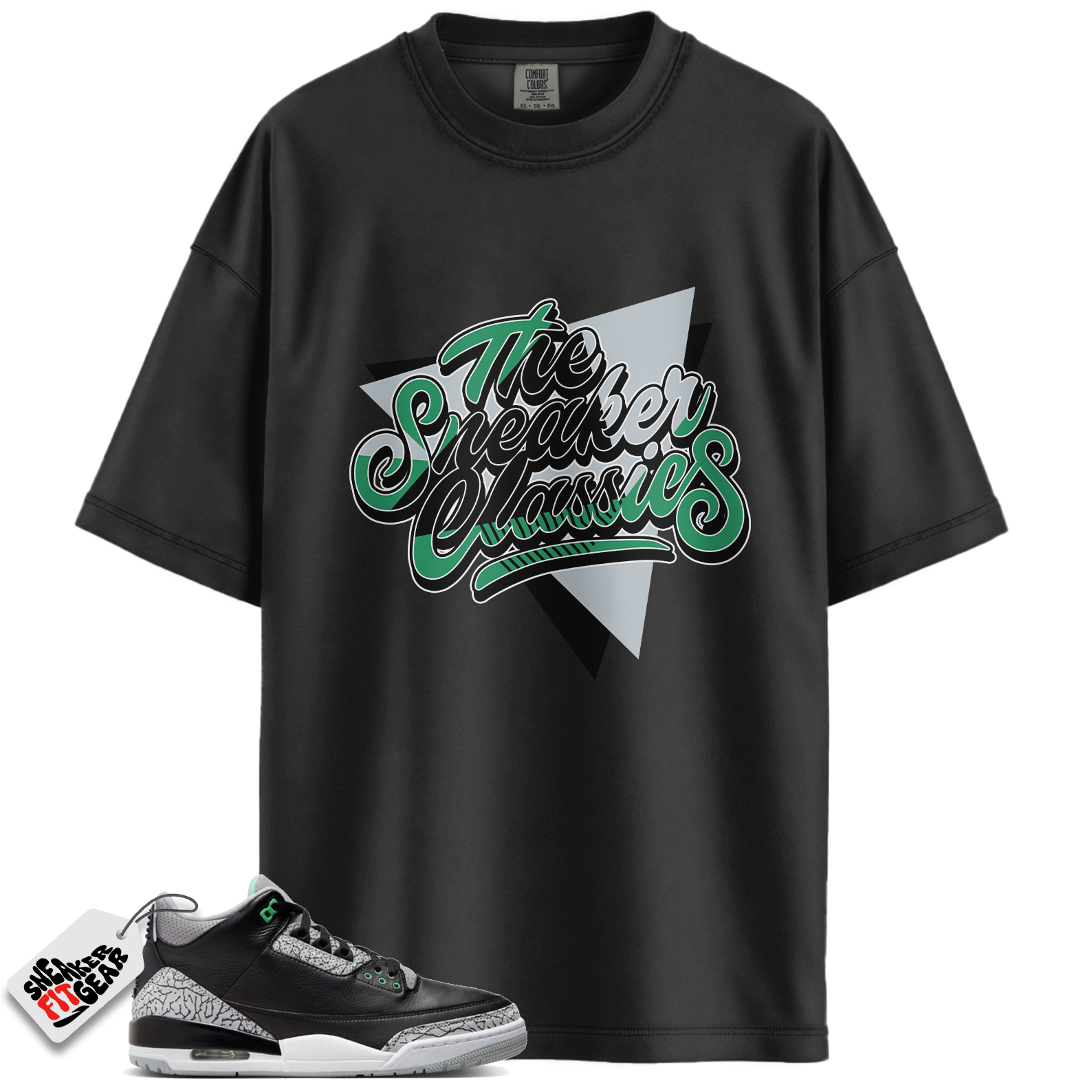 Jordan 3 Retro Green Glow Match Shirts, The Sneaker Classies To Match Jordan 3 Retro Green Glow