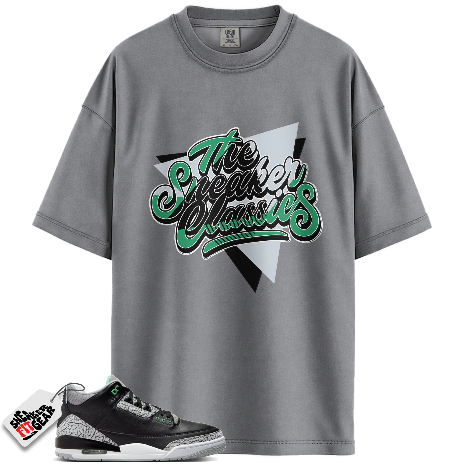 Jordan 3 Retro Green Glow Match Shirts, The Sneaker Classies To Match Jordan 3 Retro Green Glow