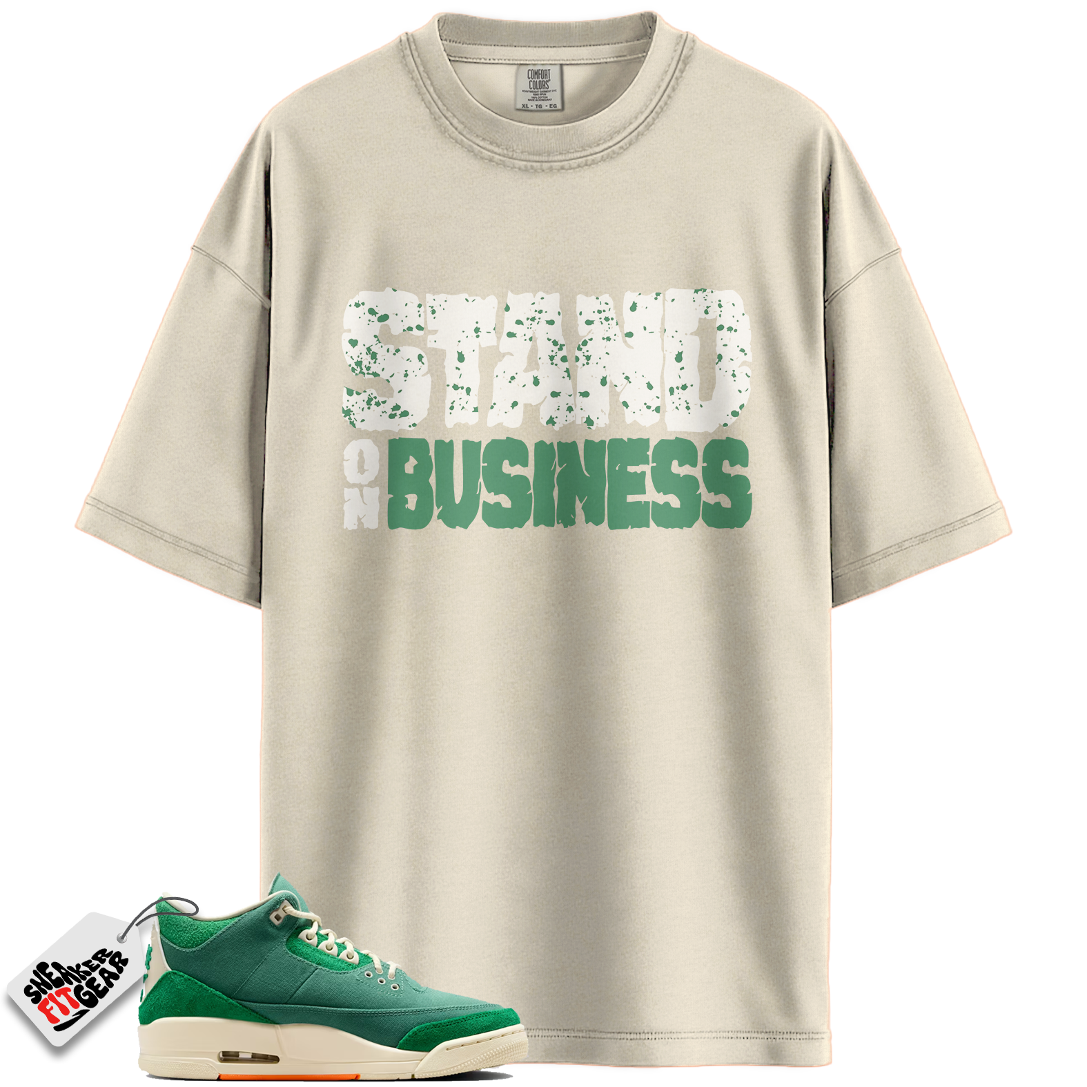 Jordan 3 Retro SP Nina Chanel Abney Bicoastal Match Shirts, Stand On Business To Match Jordan 3 Retro SP Nina Chanel Abney Bicoastal