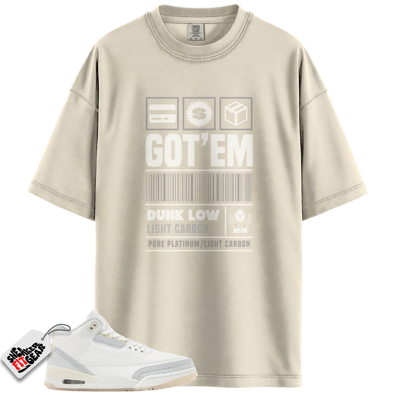 Jordan 3 Retro Black Cat (2025) Match Shirts, GOT'EM To Match Jordan 3 Retro Black Cat (2025)