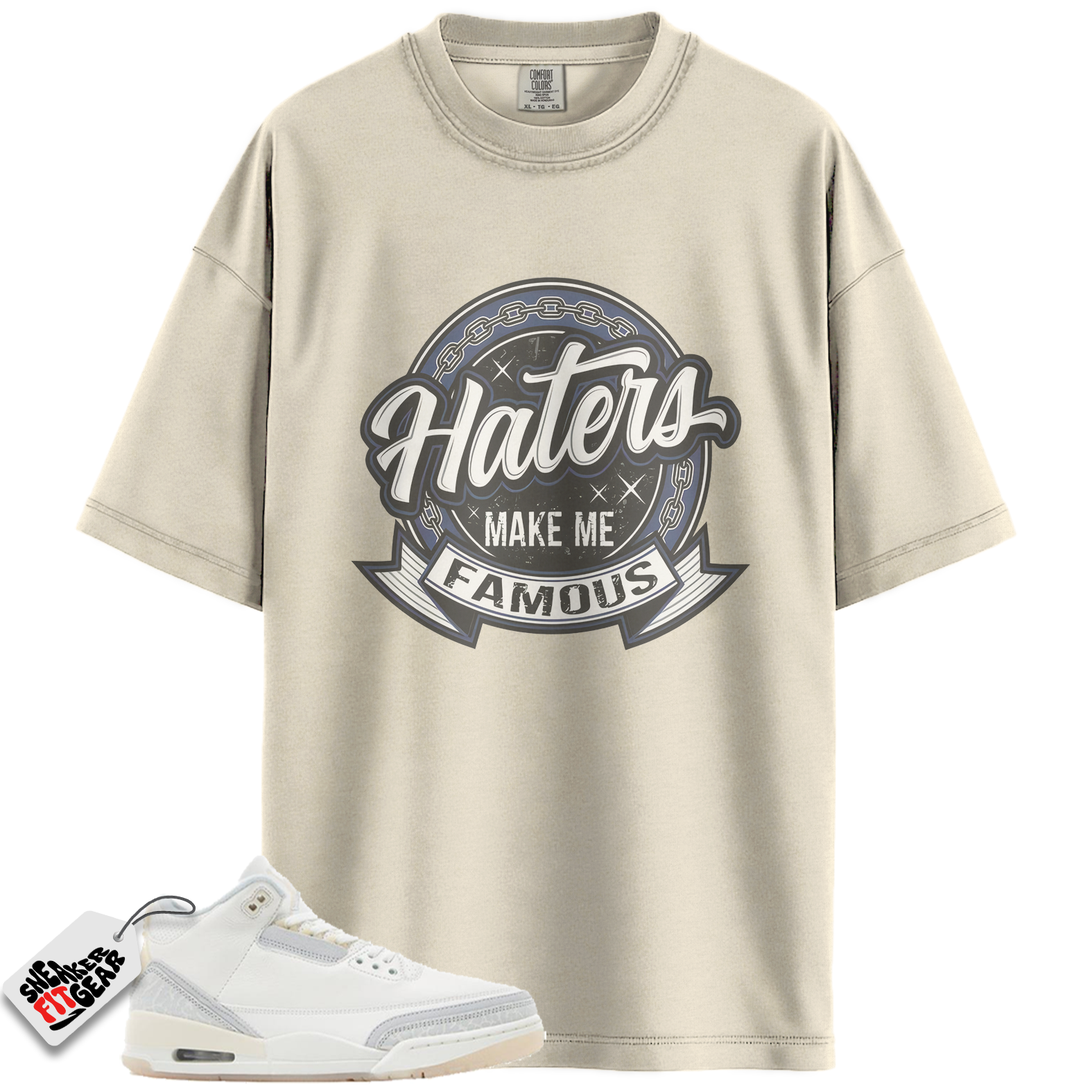 Jordan 3 Retro Crafy Ivory Match Shirts, Haters Shirt To Match Jordan 3 Retro Crafy Ivory