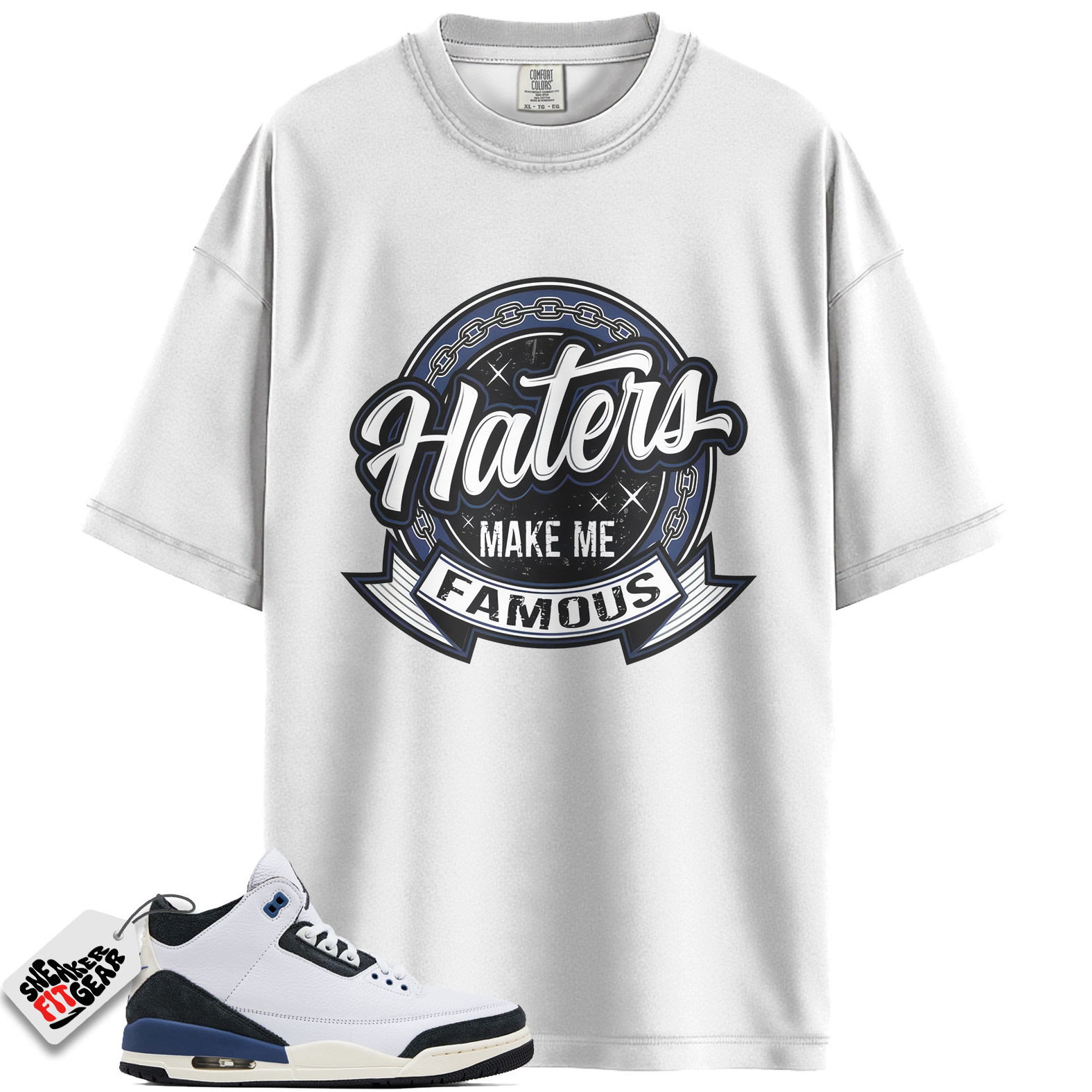 Jordan 3 Retro OG SP A Ma Maniére Diffused Blue Match Shirts, Haters Shirt To Match Jordan 3 Retro OG SP A Ma Maniére Diffused Blue