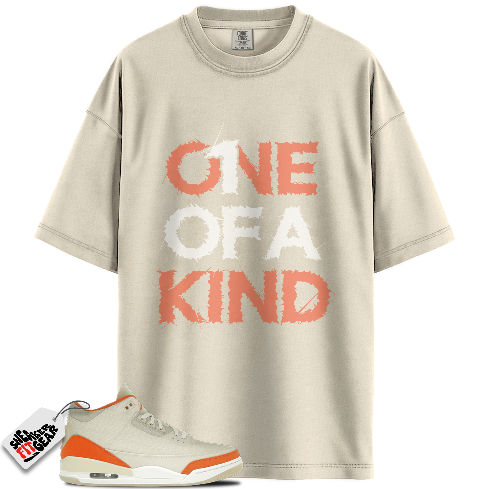 Women's Jordan 3 Retro TEX Starfish Match Shirts, One Of A Kind To Match Women's Jordan 3 Retro TEX Starfish