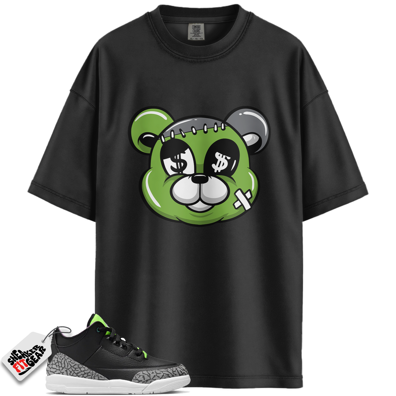 Jordan 3 Retro Electric Green Match Shirts, Money Mouse Tee To Match Jordan 3 Retro Electric Green Main image