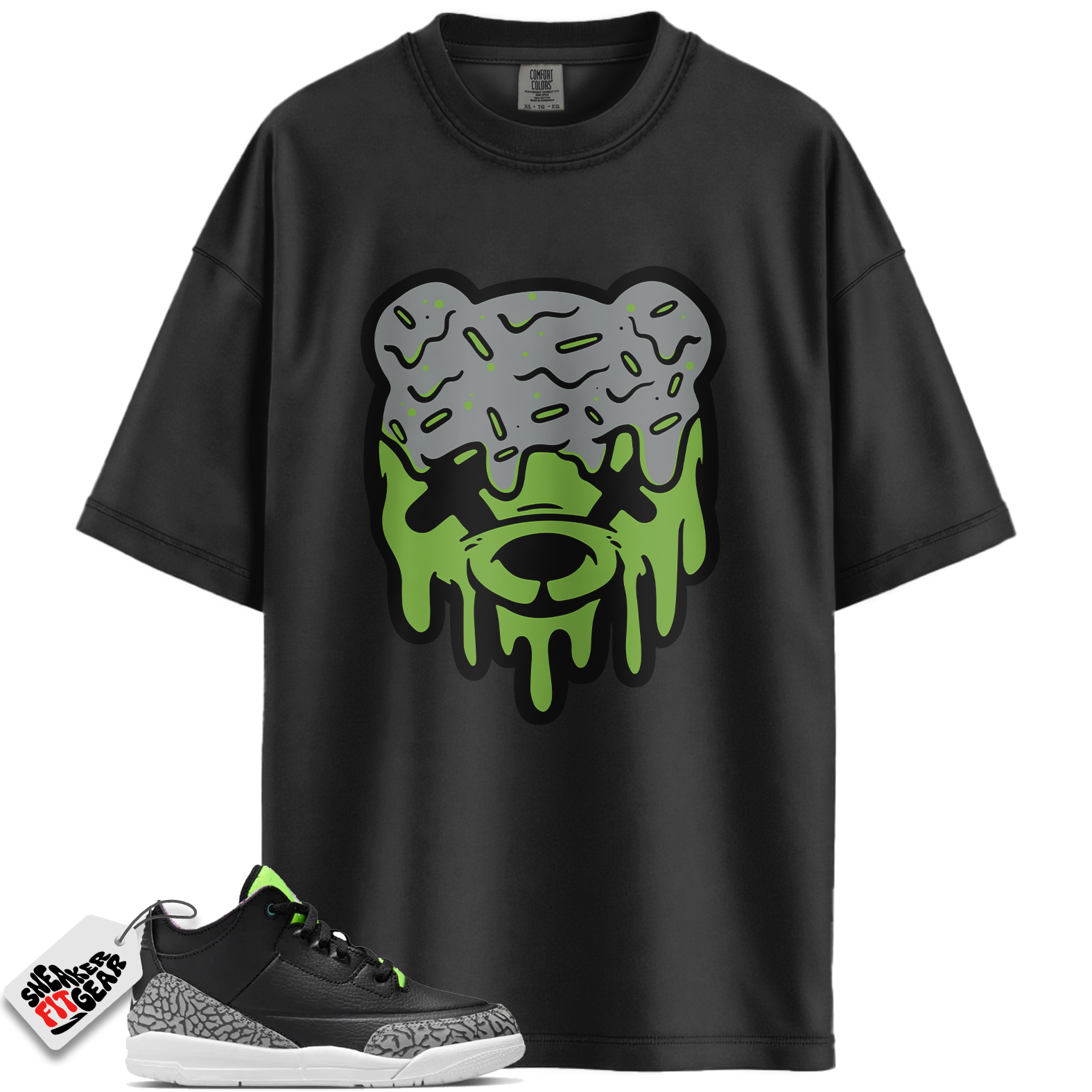 Jordan 3 Retro Electric Green Match Shirts, DBEAR To Match Jordan 3 Retro Electric Green Main image