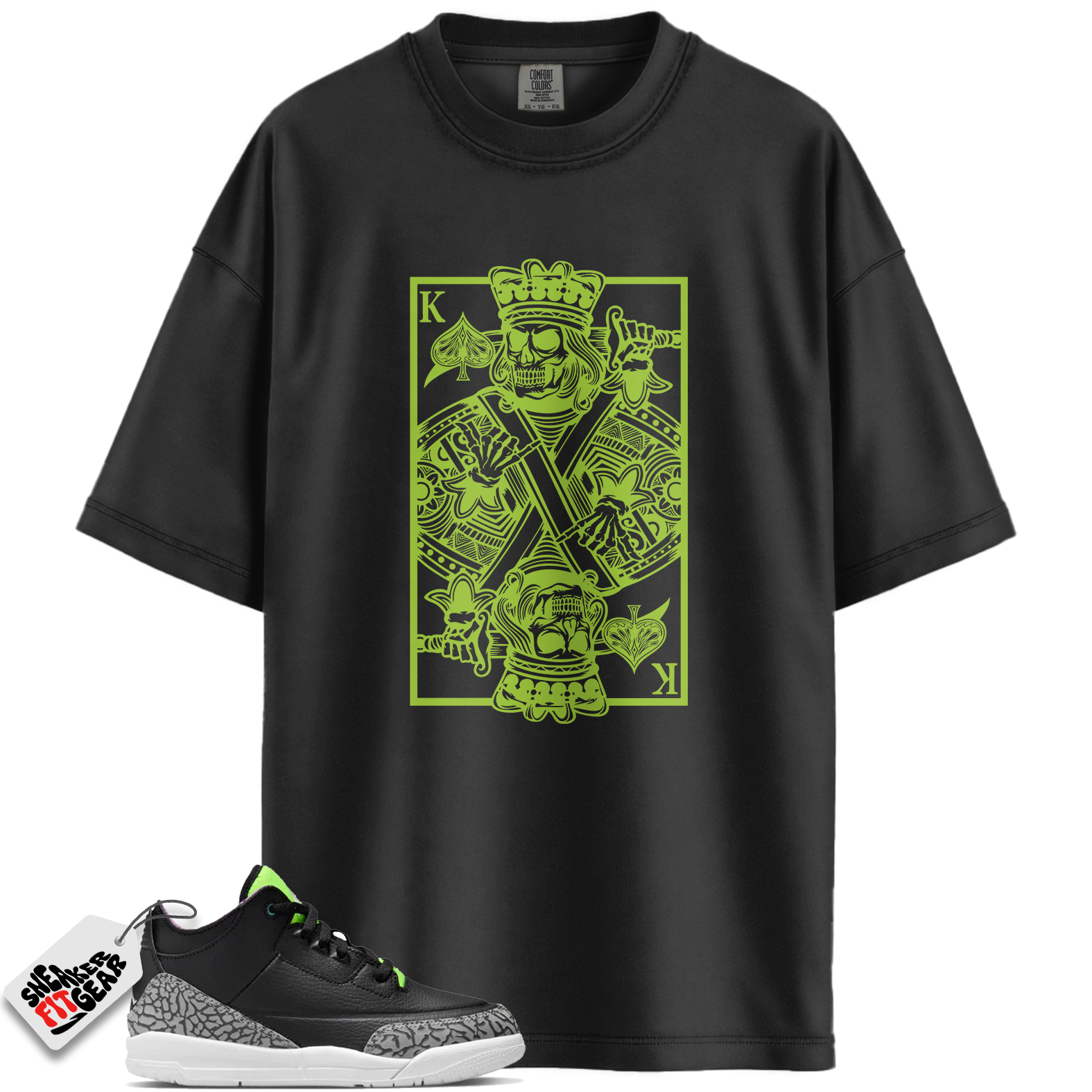 Jordan 3 Retro Electric Green Match Shirts, KC To Match Jordan 3 Retro Electric Green