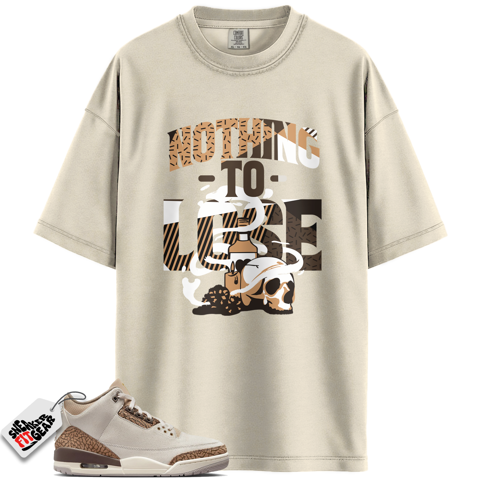Jordan 3 Retro Palomino Match Shirts, Nothing To Lose To Match Jordan 3 Retro Palomino