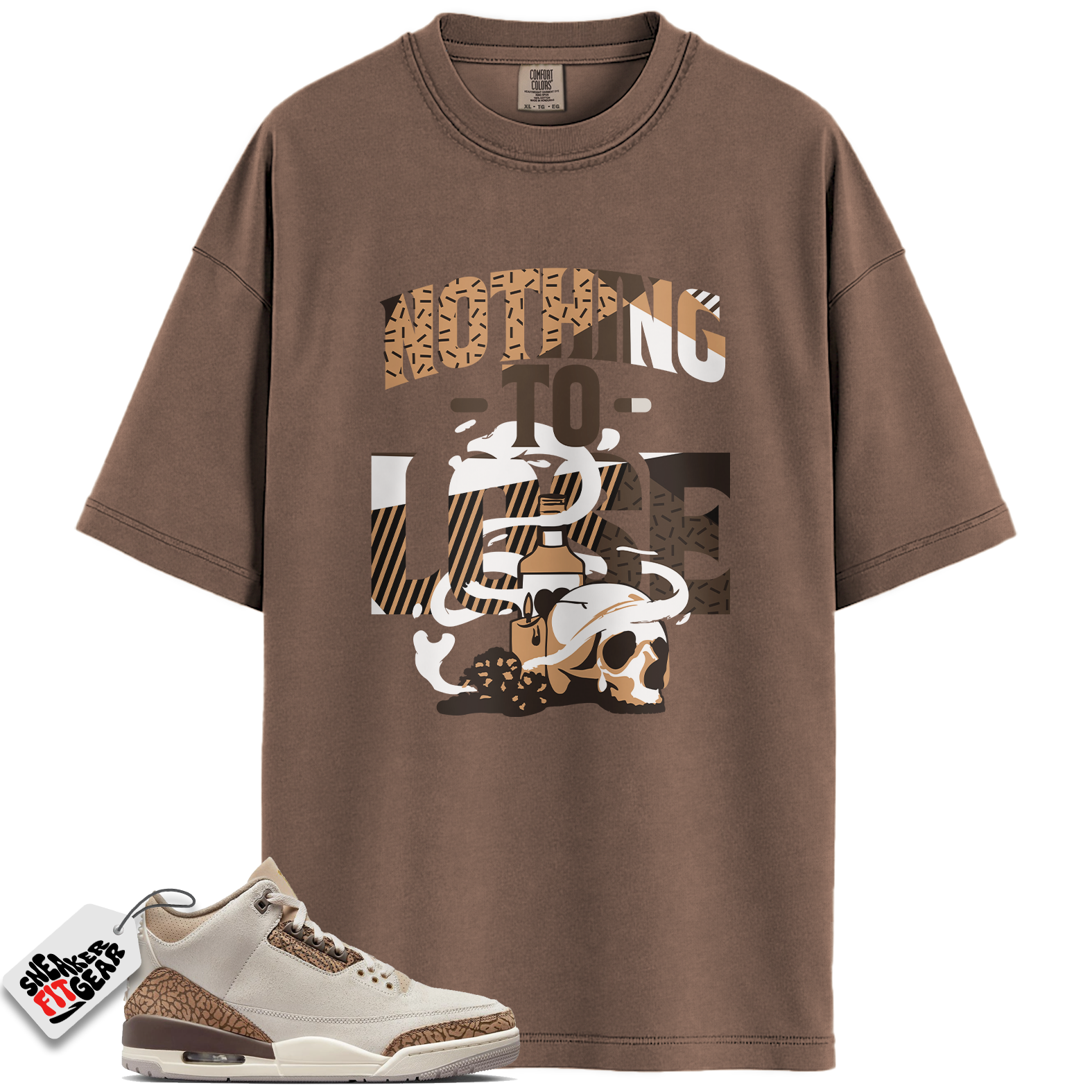 Jordan 3 Retro Palomino Match Shirts, Nothing To Lose To Match Jordan 3 Retro Palomino